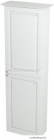 SAPHO - VIOLETA - Fürdőszobai függesztett állószekrény 140x40cm, jobbos, keskeny - Selyemfényű fehér MDF