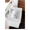 SAPHO - PURA - Fali mosdószekrény, alsószekrény 2 fiókkal, 77x50,5cm - Magasfényű fehér (mosdó nélkül)