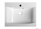 SAPHO - LUCIOLA - Öntött márvány mosdó, 60x48 cm - Pultra, bútorra ültethető