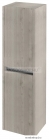 SAPHO - NIRONA - Fürdőszobai függesztett állószekrény - 140x35 cm - Mokka tölgy színű