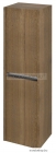SAPHO - NIRONA - Fürdőszobai függesztett állószekrény - 140x35 cm - Sherwood tölgy színű