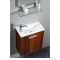 SAPHO - LATUS - Öntött márvány mosdó 45x23cm - Szögletes - Pultra, bútorra ültethető 