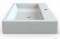 SAPHO - ORINOKO - Öntött márvány mosdó, mosdókagyló 70x42cm - Pultra, bútorra ültethető, falra szerelhető