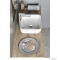 SAPHO - PRATA - Mosdó, mosdótál 38,5x38,5cm - Kerámia - Pultra, bútorra szerelhető