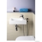 SAPHO - MELINDA - Mosdókagyló, kis kézmosó mosdó, jobbos - 46x26,5cm - Kerámia - Falra szerelhető