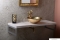 SAPHO - BEAUTY FIANNA - Üvegmosdó, mosdótál D42x14cm - Bronz színű - Pultra, bútorra ültethető