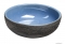SAPHO - PRIORI - Kerámia mosdó, mosdótál - D41X15cm - Kék, szürke - Pultra, bútorra ültethető (PI020)