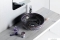 SAPHO - PRIORI - Kerámia mosdó, mosdótál - D40,5X15,5cm - Lila, mintás - Pultra, bútorra ültethető (PI022)
