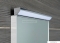 SAPHO - BORA - Fürdőszobai fali tükör LED világítással (felül) - 40x60cm - Alumínium kerettel
