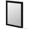 SAPHO - TREOS - Fürdőszobai fali tükör, matt fekete kerettel - 75x50cm