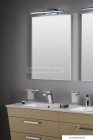 SAPHO - AROWANA - Fürdőszobai fali tükör 60x80cm, világítás nélkül, krómozott alumínium kerettel