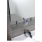 SAPHO - WEGA - Fürdőszobai fali tükör üvegpolccal - Világítás nélkül - 40x80cm