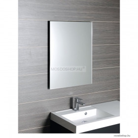 SAPHO - ACCORD - Fürdőszobai fali tükör 60x80cm - Fazettás, lekerekített sarkokkal