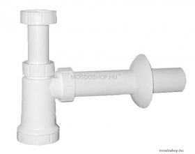 SAPHO - Mosdó szifon, búraszifon - D40mm - Fehér PVC (CV1009)