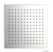 SAPHO - Esőztető fejzuhany - Szögletes - 20,4x20,4 cm - Krómozott műanyag (SK824)