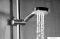 SAPHO - Zuhanyfej, zuhanyrózsa - 5 funkciós, D12cm - Krómozott (1204-04)