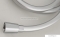SAPHO - QUADROLFLEX - Zuhany gégecső - Szögletes, 150cm - Anti-twist - Metál ezüst színű PVC