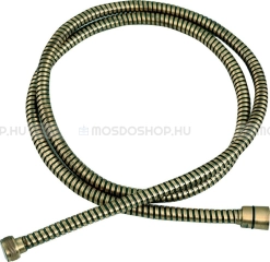 SAPHO POWERFLEX - Zuhany gégecső - 150cm - Anti-twist, dupla zárral - Bronz színű réz