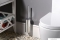 SAPHO - OLYMP - Fali WC kefe tartó, - Leemelhető, Lift&Clean rendszerrel - Krómozott