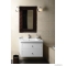 SAPHO - ROOM - Fürdőszobai szemeteskuka, 6L - Fedél nélküli - Dió színű fa, inox