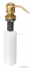 SAPHO - Beépíthető szappanadagoló - Pultba építhető, 350 ml - Bronz színű adagolópumpával (SP004)