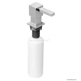 SAPHO - Beépíthető szappanadagoló - Pultba építhető, 350 ml - Krómozott adagolópumpával (SP011)