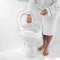 SAPHO - RIDDER - Magasított WC ülőke mozgáskorlátozottaknak és időseknek, 12cm - Fehér