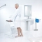 SAPHO - RIDDER - Kapaszkodó rendszer WC-hez, mozgáskorlátozottaknak és időseknek - Fehér
