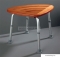 SAPHO - RIDDER - Fürdőszobai szék - Állítható magasságú - Vízálló bambusz ülőkével, alumínium lábakkal (A00502081)