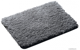 SAPHO - SOFTY - Fürdőszoba szőnyeg, kádkilépő - Csúszásmentes, 60x90cm - Szürke