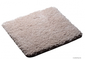 SAPHO - SOFTY - Fürdőszoba szőnyeg, kádkilépő - Csúszásmentes, 55x50cm - Bézs