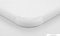 SAPHO - RIDDER - Sarok zuhanyfüggöny tartó rúd (karnis) szett, 3db különböző méretben - Fehér alumínium (59501)