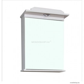 VIVA STYLE - Tükrös fürdőszobai szekrény LED világítással, nyílóajtós, 50x73cm (G500)