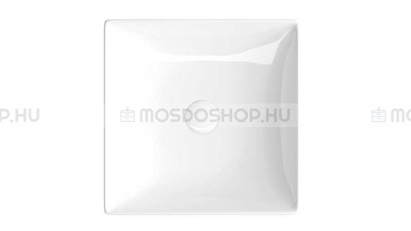 SANOVIT TOP COUNTER - Mosdó, mosdótál, mosdókagyló,  40x40cm - Kerámia - Pultra, bútorra ültethető (3040)