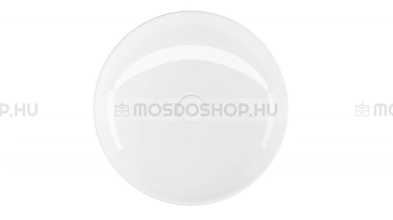 SANOVIT TOP COUNTER - Mosdó, mosdótál, mosdókagyló, kerek D43cm - Kerámia - Pultra, bútorra ültethető (3043)