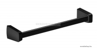SAPHO - ZEN BLACK - Fali törölközőtartó, 30 cm  - Matt fekete