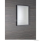 SAPHO - SORT - Fürdőszobai fali tükör LED világítással, 47x70cm - Fekete alumínium kerettel