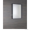 SAPHO - SORT - Fürdőszobai fali tükör LED világítással, 60x80cm - Fekete alumínium kerettel
