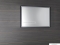 SAPHO - SORT - Fürdőszobai fali tükör LED világítással, 100x70cm - Fekete alumínium kerettel