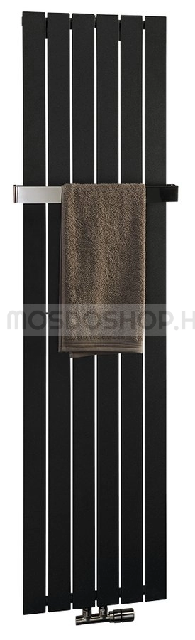 SAPHO - COLONNA - Fürdőszobai radiátor (IR147), törölközőszárítós radiátor 910W, 45x180cm - Palaszürke