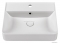 MARMY - MENTON - Mosdó, kézmosó mosdókagyló - 50x40 cm - Falra, pultra, bútorra szerelhető