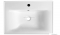 AQUALINE - SAVA 65 - Mosdó, mosdókagyló - Kerámia, 65x46 cm - Bútorra, pultra, falra szerelhető