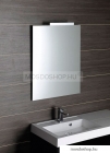AQUALINE - Fürdőszobai fali tükör világítás nélkül, 50x90cm - Élcsiszolt, ragasztható (22494)