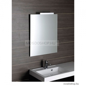 AQUALINE - Fürdőszobai fali tükör világítás nélkül, 50x90cm - Élcsiszolt, ragasztható (22494)