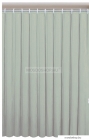 AQUALINE - PVC zuhanyfüggöny függönykarikával 180x180cm - Vinyl - Zöld (0201003 Z)