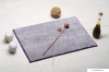 AQUALINE - Fürdőszoba szőnyeg, kádkilépő csúszásgátlóval, 50x70cm - Lila poliészter (7021313)