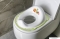 AQUALINE - Gyerek WC ülőke betét - Fehér, dínó mintás (7776)