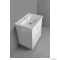 AQUALINE - FAVOLO - Mosdószekrény, fürdőszoba mosdó bútor 61,5x72,5cm - 2 fiókos - Matt fehér MDF (mosdó nélkül)