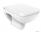 AQUALINE - BENE - WC ülőke, tető - Szögletes, fehér Duroplast