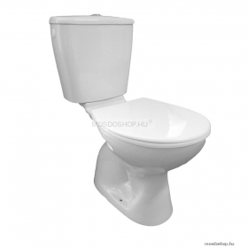 AQUALINE - MIGUEL - Monoblokkos kombi WC - Álló, alsó kifolyású, duál gombos - Kerámia